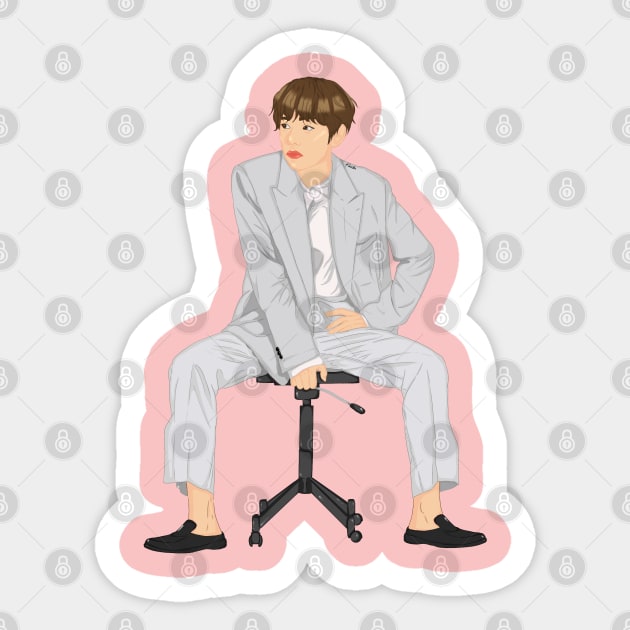 Tae Sticker by aextheticxtrash